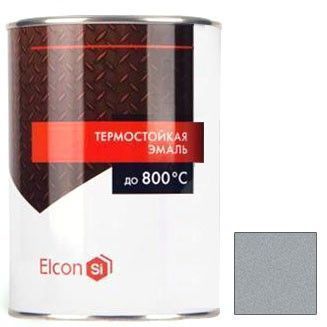 Эмаль Элкон термостойкая красно-коричневая 1 л (до 700°С)