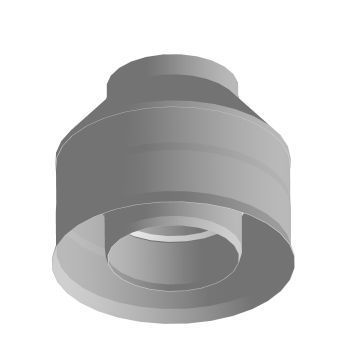 Оголовок без зонта, ф 300х400, AISI 439/Оц, 0,5мм/0,5мм, (К)