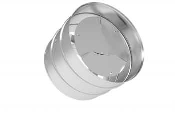 Зонт с дефлектором, ф 115, AISI 439/0,5мм, h=210мм